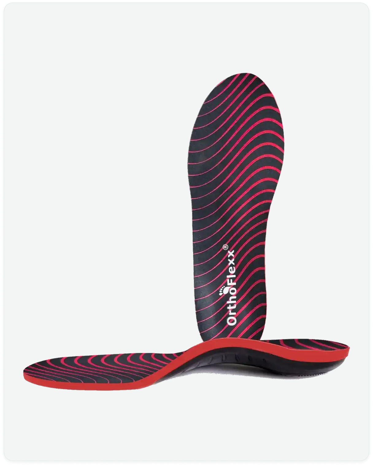 Cushioning treats thesymptom. Structural archsupport corrects the cause.