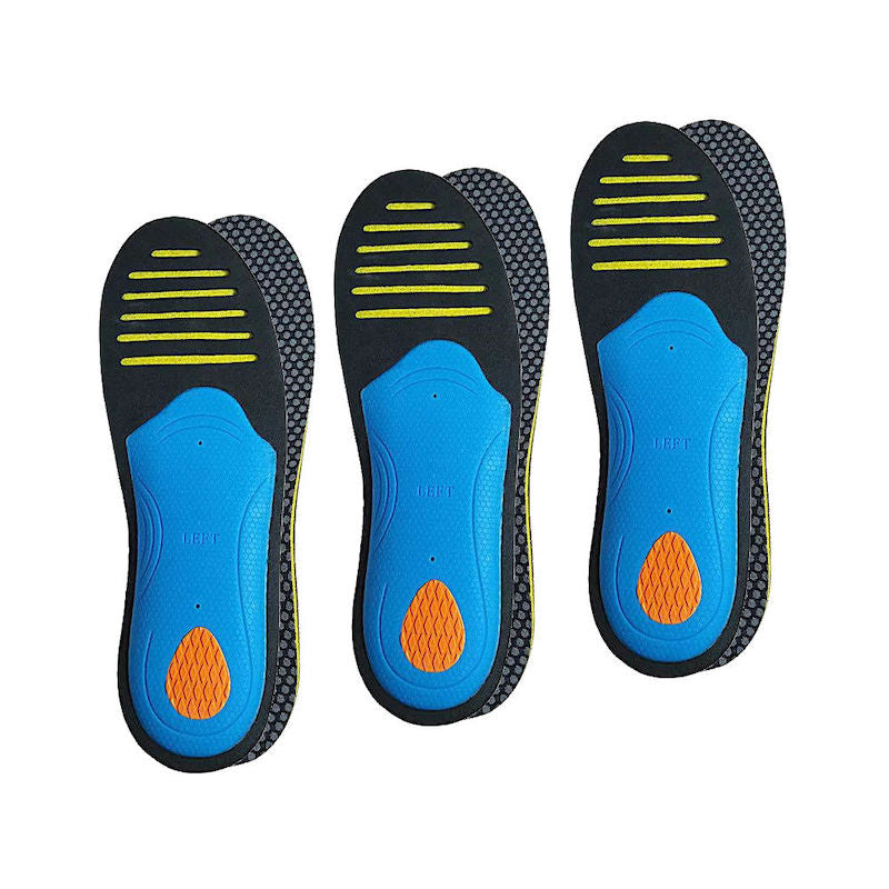 Light Arch Support Insoles - 3 Pairs